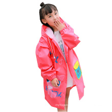 High quality waterproof  breathable kids raincoats pvc children rain coat